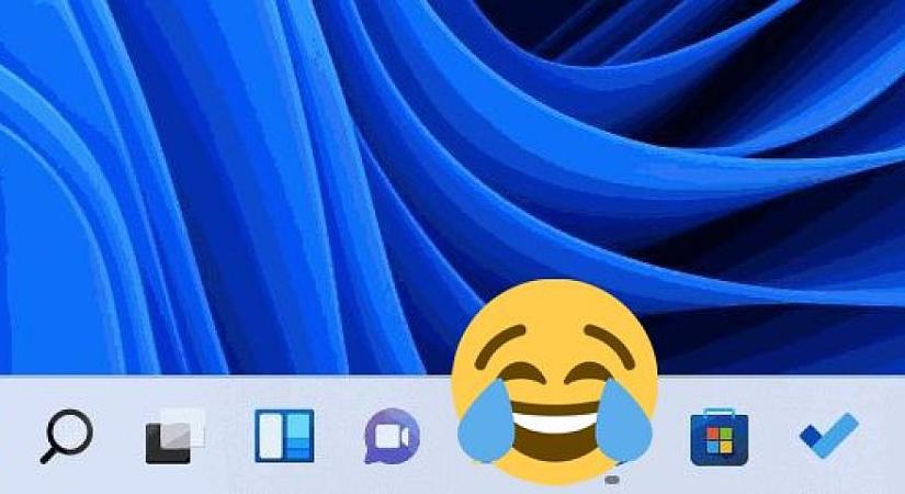 Külön emoji gombot fog kapni a Windows 11 a tálcájára