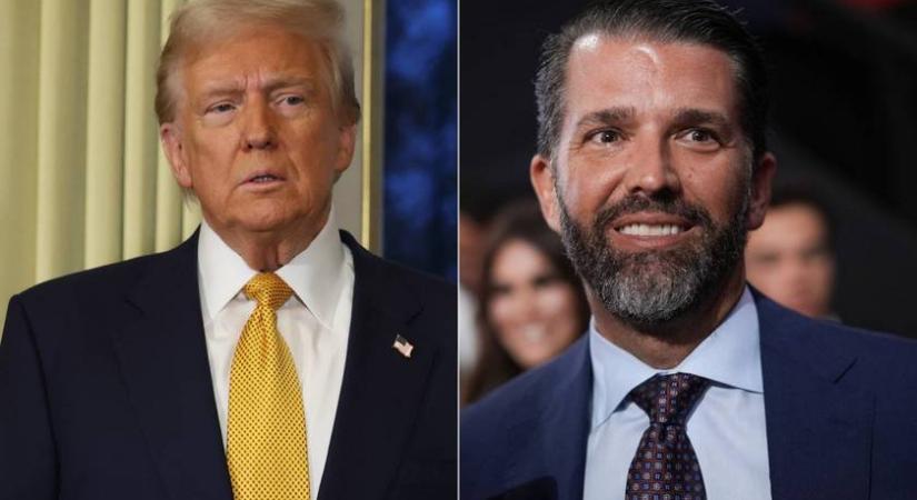 Donald Trump fia szakított menyasszonyával 6 év után: máris becsajozott Donald Trump Jr.