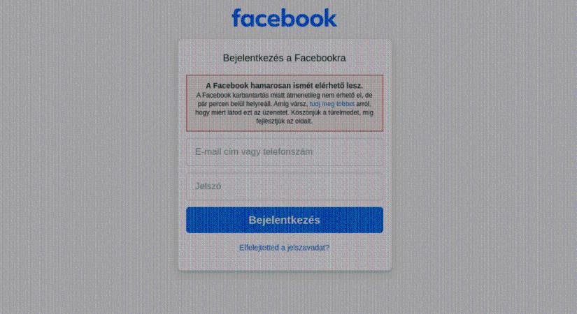 Összeomlott a Facebook