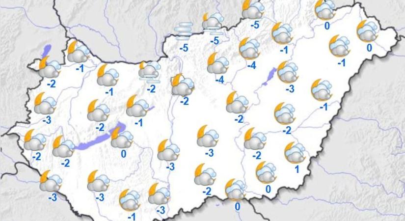 Szétszórt napsütés, hűvös hőmérséklet