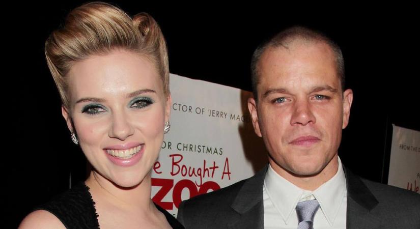 Matt Damon bevallotta, hogy borzasztó volt csókolózni Scarlett Johanssonnal