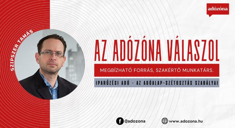 Az Adózóna válaszol: iparűzési adó – az adóalap-szétosztás szabályai