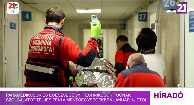 Paramedikusok és egészségügyi technikusok fognak szolgálatot teljesíteni a mentőegységekben január 1-jétől (videó)