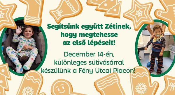 Sütivásáron segíthetünk Zétinek, hogy megtehesse az első lépéseit!