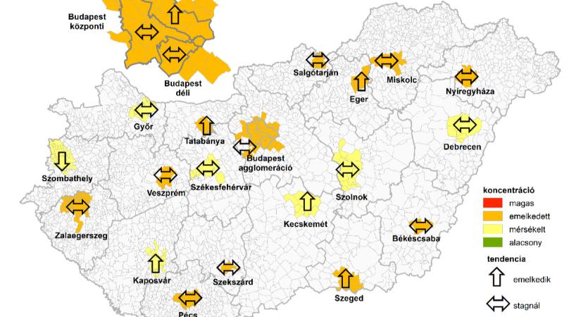 Ebben az 5 magyar városban nő, 4-ben csökken a covidosok száma: itt van a legtöbb influenzás