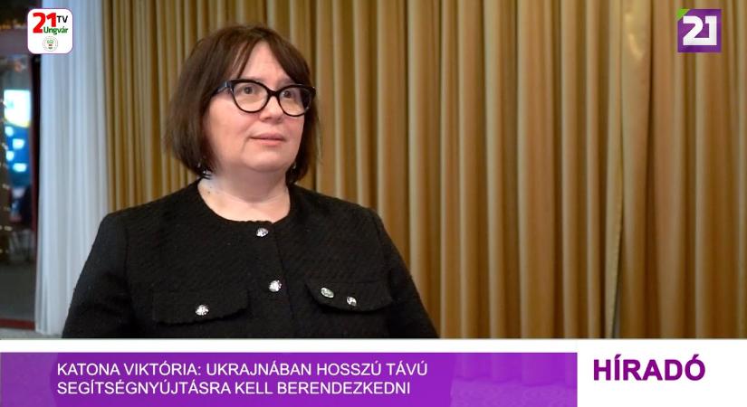 Aktuális (2024.12.12) - Katona Viktória: Ukrajnában hosszú távú segítségnyújtásra kell berendezkedni (videó)