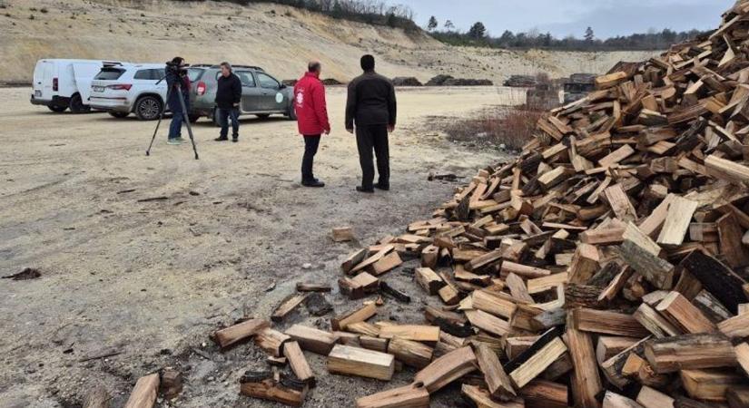 Tűzifát adományozott az erdészet