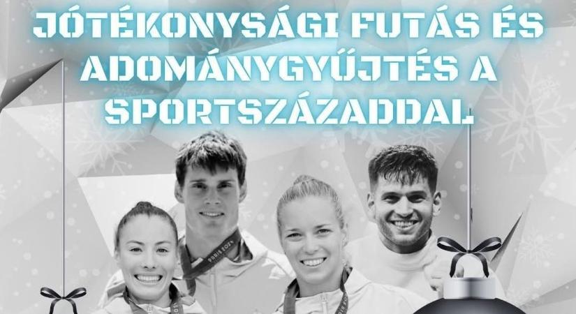 Mozdulj együtt az olimpikonokkal - Jótékonysági futás a sportszázaddal