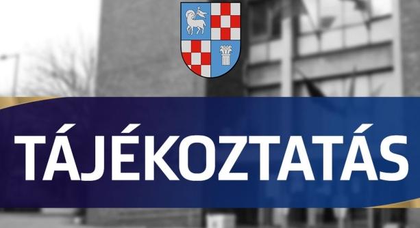 Figyelem! Igazgatási szünet lesz a Városházán