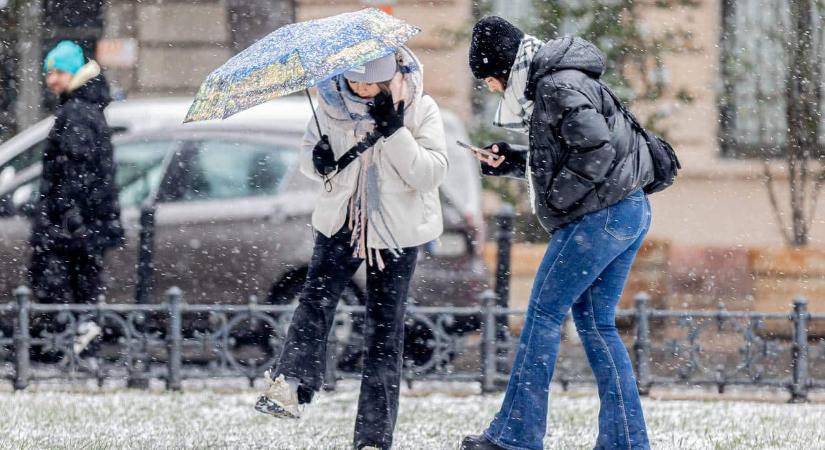 A mai hó csak a kezdet, érkezik még, mutatjuk hol lesz havazás a következő napokban