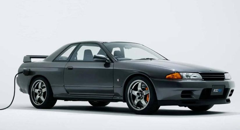 Gyalázat vagy menőség? Elektromos Skyline R32 (!) GT-R-t mutatott a Nissan