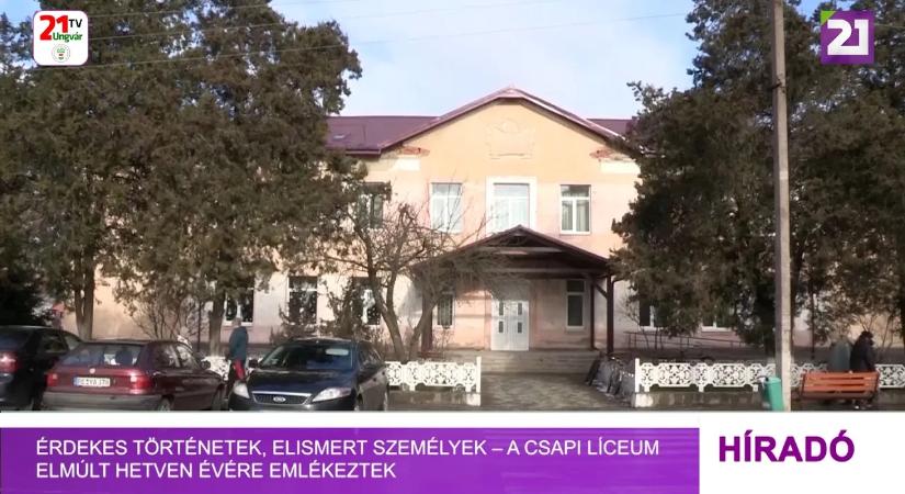 Érdekes történetek, elismert személyek – a csapi líceum elmúlt hetven évére emlékeztek (videó)