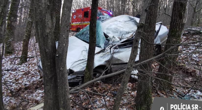 TRAGÉDIA: Kicsúszott az útról, fának ütközött egy Octavia