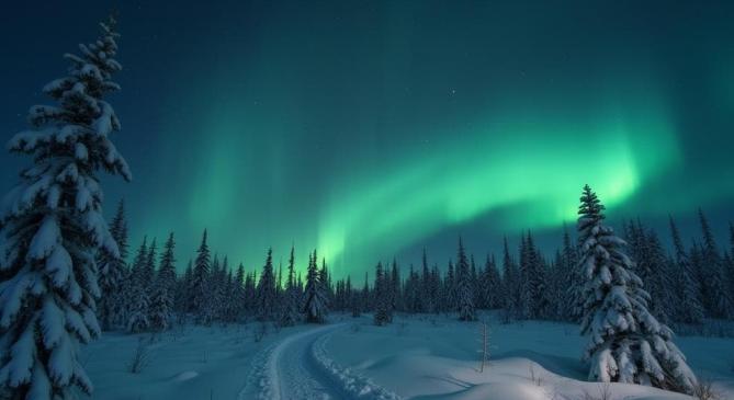 Bekeményített a tél Lappföldön: -35 fokos fagyok is előfordulnak