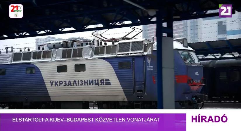 Elstartolt a Kijev–Budapest közvetlen vonatjárat (videó)