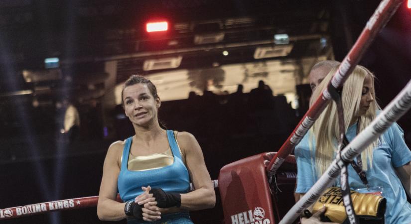 Berki Mazsi ismét lecsapott: A második menetben leléptették ellenfelét a HELL Boxing Kings elődöntője