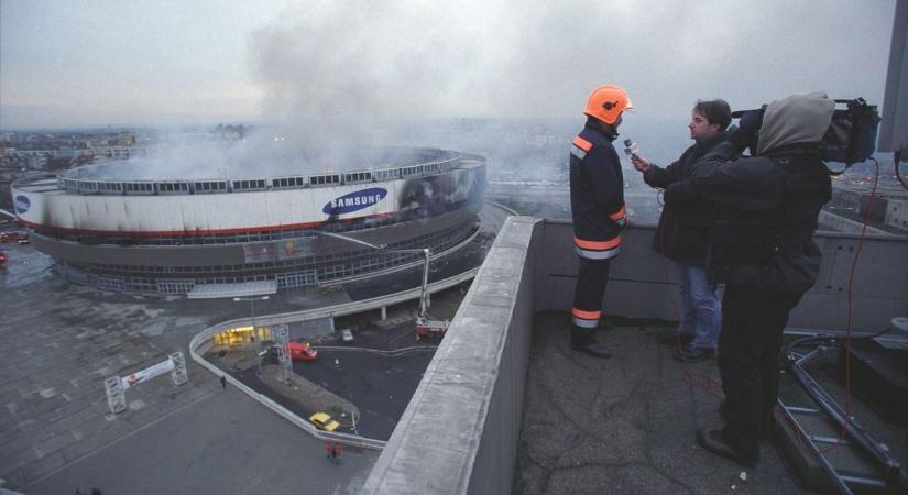 Huszonöt éve gyulladt ki a Budapest Sportcsarnok – videó