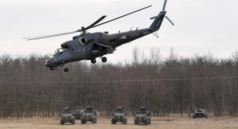 Harci helikopterek dübörögnek a levegőben Nagykanizsánál is