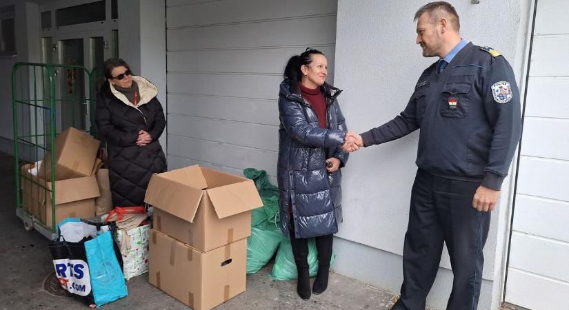 Zsófiéknak gyűjtöttek a miskolci rendőrök