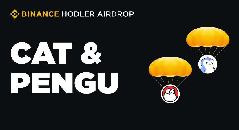 Binance HODLer Airdrop: Simon’s Cat (CAT) és Pudgy Penguins (PENGU)