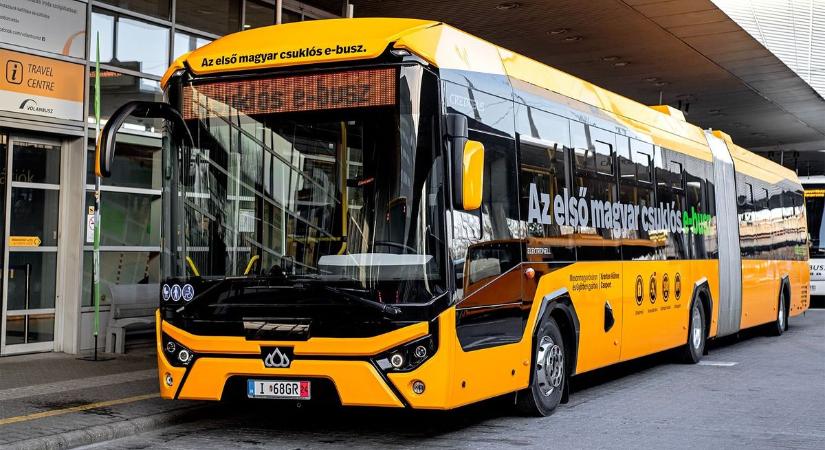 Volánbusz: magyar gyártású elektromos buszokat állítanak forgalomba