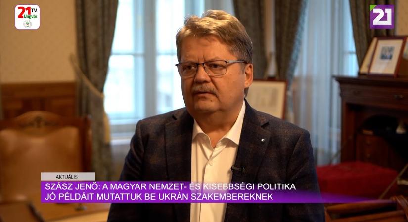 Aktuális (2024.12.18) - Szász Jenő: a magyar nemzet- és kisebbségi politika jó példáit mutattuk be ukrán szakembereknek (videó)