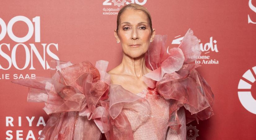 Gyönyörű és meghitt: tűzpiros estélyiben ragyog karácsonyi fotóján a gyógyíthatatlan betegséggel küzdő Céline Dion