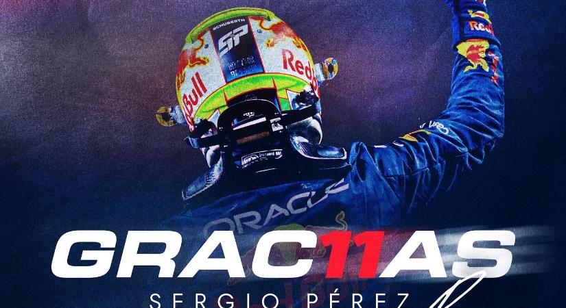 A Red Bull Racing szerződést bontott Sergio Pérezzel