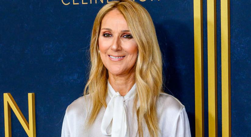 Celine Dion a csillogó ünnepi ruháját egy merész, de jelentőségteljes cipővel dobta fel