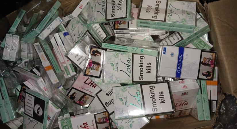 Kárpátaljai cigarettacsempész bukott le Ungvárnál