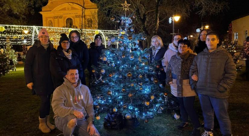 Újabb egyedülálló kezdeményezés Abonyban: ötvennégy mesés fából áll a szeretet fenyveserdeje