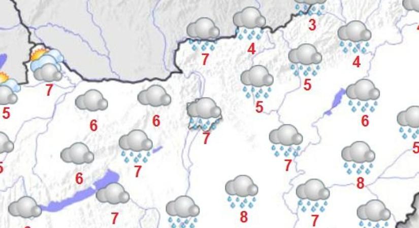 Elő az esernyőkkel, jön az eső! - ilyen lesz az időjárás pénteken