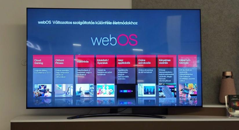 Érv az LG tévék mellett: a folyamatosan megújuló webOS okostévé rendszer