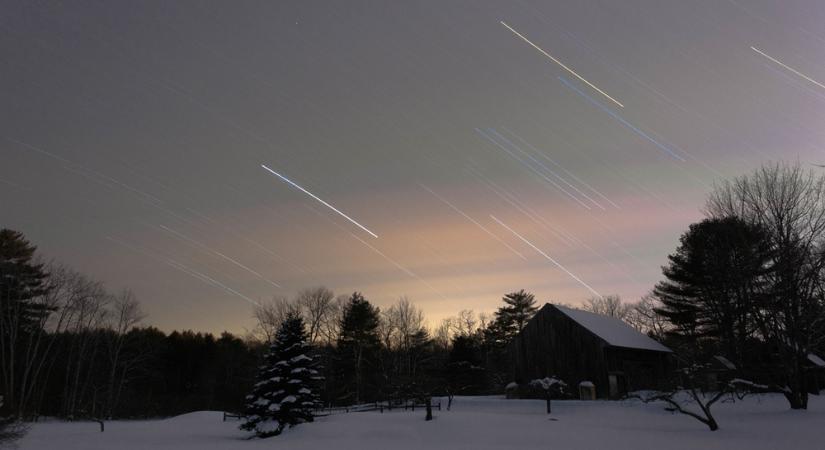 Téli meteorzáporok: az éjszakai égbolt fényjátékai