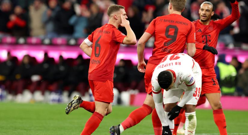 Bundesliga: egy percig volt egy súlycsoportba a Leipzig a Bayernnel! – videóval