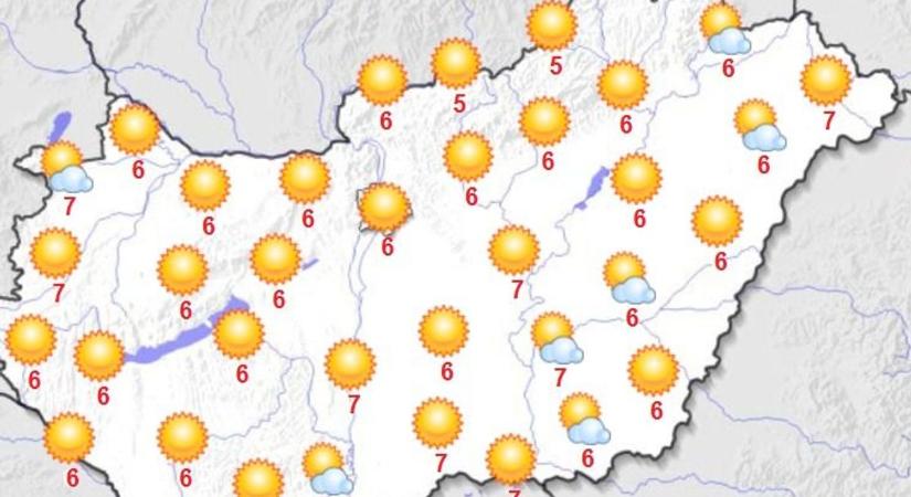 Esőmentes, nyugodt időre számíthatunk