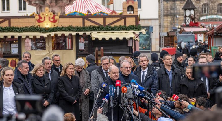 Olaf Scholz szörnyű, őrült tettnek nevezte a magdeburgi támadást