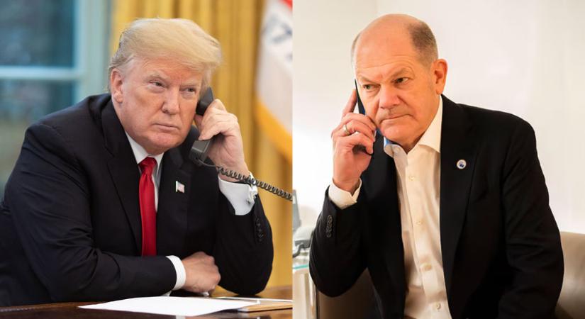 Egyetért Scholz és Trump: „túl régóta tart” az ukrajnai háború