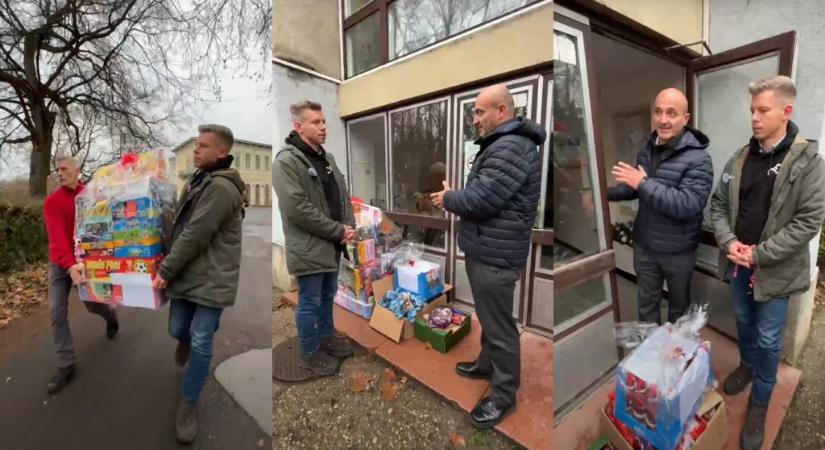 Magyar Péter elhárított ajándékai a gyermekvédelmi főigazgatóság központjába kerültek