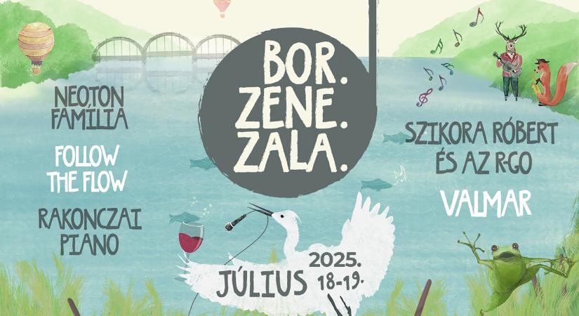 Bor.Zene.Zala fesztivál / Kányaváry Borbirtok / 2025.07.18-19.