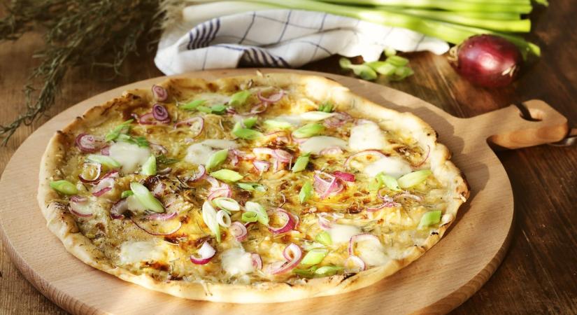 Flammkuchen, a kelesztés nélküli elzászi hagymás lepény