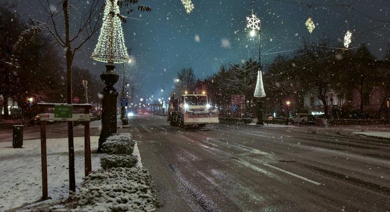 Jön a havazás Budapesten is, figyelmeztették a lakosságot