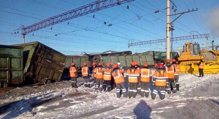 Összeütközött két tehervonat Oroszországban