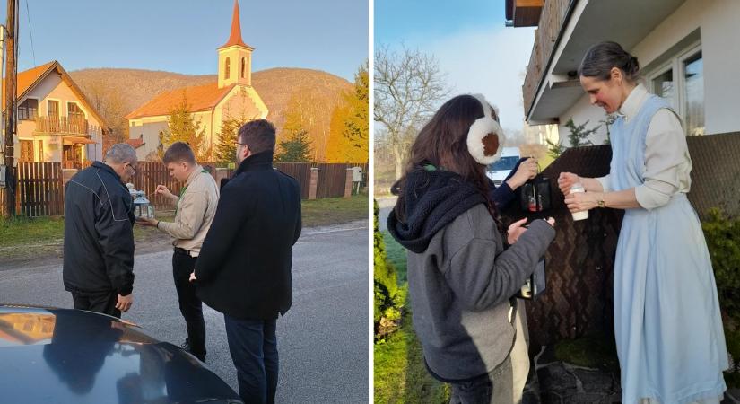 A Betlehemi Békeláng melege átjárta a gömöri családok otthonát is