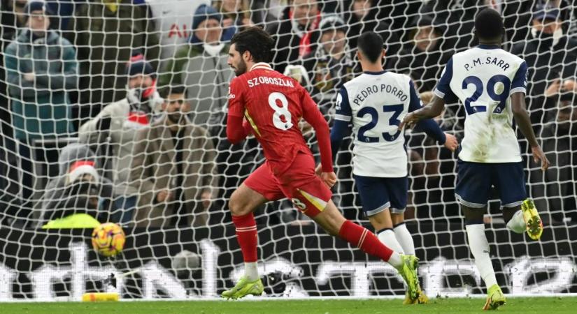 Szoboszlai gólt és gólpasszt is jegyzett a Liverpool 6-3-as meccsén