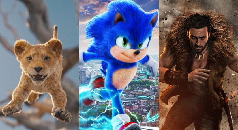 [BOX OFFICE USA] Sonic durván lekörözte Mufasát, miközben Kraven, a vadász szabályosan megsemmisült a második hétvégéjén