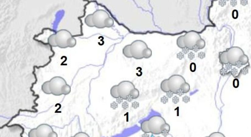 Folytatódik a havazás? - ilyen lesz az időjárás hétfőn