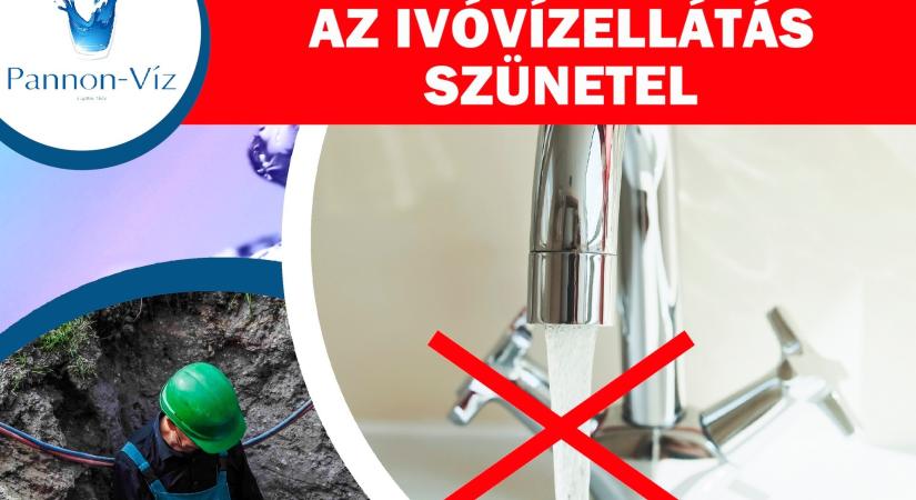 Csőtörés történt Győrben, elzárták a vizet