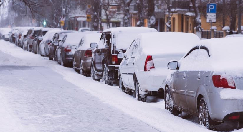 90 km/h-s szél, havazás: 7 vármegyére frissítették a riasztást