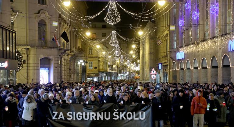 Egy ország mozdult meg, ezrek vonultak utcára a zágrábi késelést követően